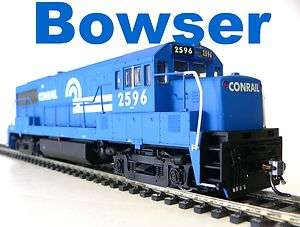 HO SCALE MODEL RAILROAD TRAIN LAYOUT ENGINE CONRAIL U25B #2596 BOWSER 