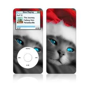 com Christmas Kitty Cat Decorative Skin Decal Sticker for Apple iPod 