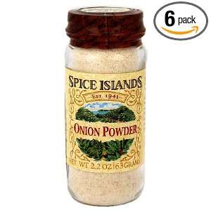 Spice Island Onion Powder, 2.2 Ounce Jar (Pack of 6)  