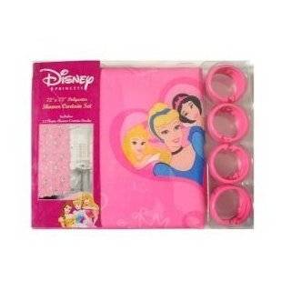 Wholesale Case Lot Disney Princess Fabric Shower Curtain & Rings 