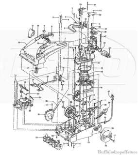 Hoover SteamVac SpinScrub F5872 900 Motor/Seal Assembly  