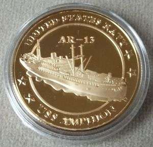 Navy USS Amphion AR 13 Challenge Coin  