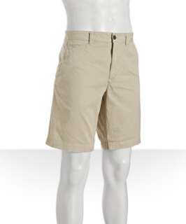 Just A Cheap Shirt beige cotton bermuda shorts  