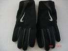NIKE Womens Thermal Running Gloves Black/Anthraci​te   Size Medium