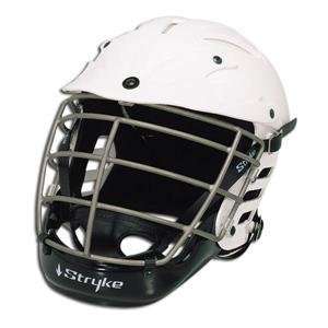 Stryke Pro Z Titanium Lacrosse Helmet (White)