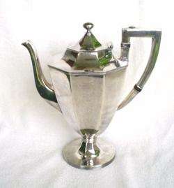 Vintage Barbour Silverplate Co Art Deco Coffee Pot #5309  