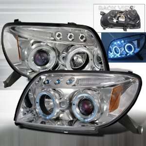   06 Toyota 4Runner Projector Headlights   Chrome Blue Lens Automotive