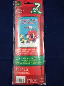 Peanuts Snoopy Charlie Brown Christmas Decorative Home Garden Flag 12 