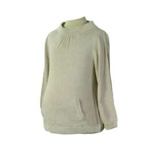 Lilo Maternity 2 Pocket Sweater Heather Beige L