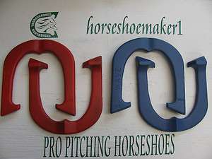PAIR DEAL! WAVE PROFESSIONAL PITCHING HORSESHOES NEW, 1 PAIR RED 1 