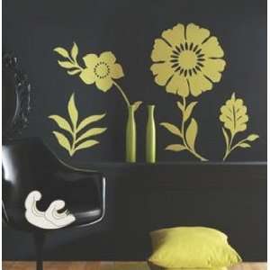 Flowers and Vases   Loft 520 Home Decor Vinyl Mural Art 