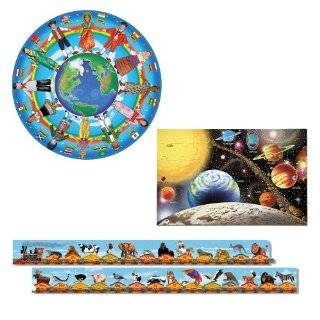 Melissa & Doug Solar System, Children of the World, and Alphabet Train 