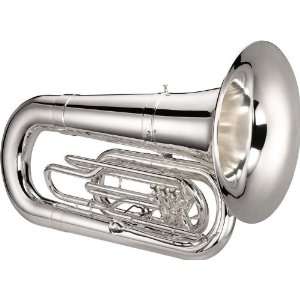   5080 Quantum Series Marching BBb Tuba, Silver Musical Instruments
