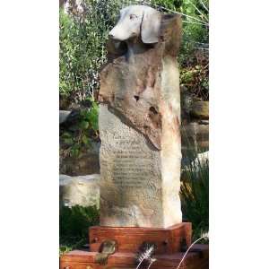  (AC 0414) Dog Memorial Statue  Dachshund