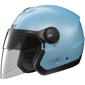   Nolan N42E Solid Open Face N Com Helmet   Large/Pearl Sky Automotive