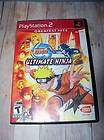 Playstation 2 PS2 Naruto Ultimate Ninja 2 Game