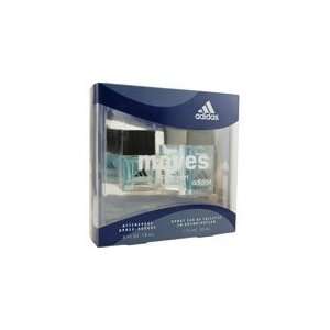 ADIDAS MOVES by Adidas EDT SPRAY 1 OZ & AFTERSHAVE .5 oz / 15 ml for 