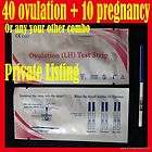 40 Ovulation 10 Pregnancy Test Strip or Any ur Combo S1