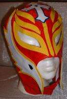 WWE REY MYSTERIO Pro Kids/Youth Red Leather MASK  