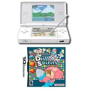  Nintendo DS Lite (Polar White) Bundle with 1 Hot Games 