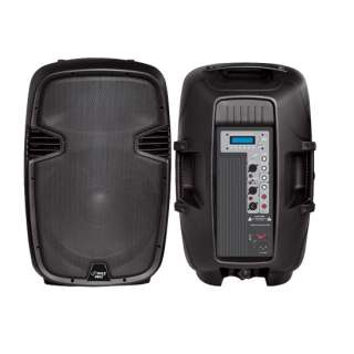 NEW Pyle 15 1000 Watt Powered Two Way PA Speaker With /USB/SD 