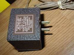 Vintage Zenith Transistor Radio Power Supply  