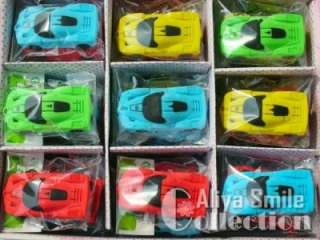 4PCS Cartoon Race Car Erasers Lovely Kid Party Gifts  