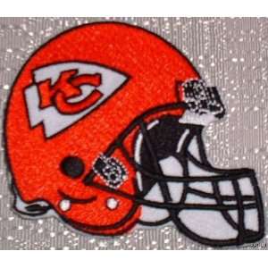  NFL KANSAS CITY CHIEFS 3 1/2 Embroidered HELMET Team PATCH 