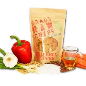 Red Bell Pepper   Brads Raw Chips  Grocery & Gourmet Food