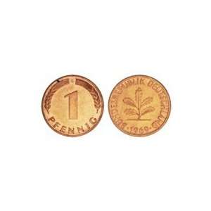  1969 G German Pfennig    Extremely Fine Condition 