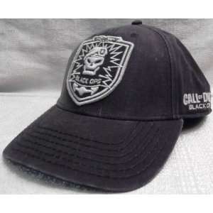 CALL OF DUTY Black OPS Skull Logo Embroidered Snapback Baseball CAP 