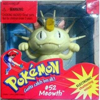 Pokemon Squirtle #52 Meowth w/ Electronic Voice Figure