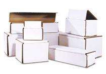 100   7x4x2 White Corrugated Shipping Mailer Packing Box Boxes  