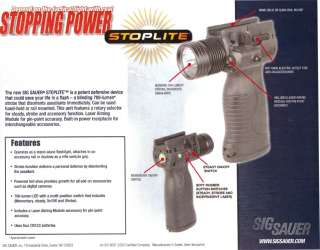 Sig Sauer STL 300J STOPLITE Tactical Defense Grip Light  