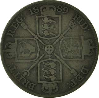   Great Britain   Victoria   Double Florin   Silver   Coin   6978  