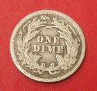 1876 Seated Liberty Dime 10C 10 Cents US CENTENNIAL Nice and Original 