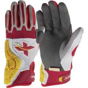  XPROTEX Womens Wht/Red HAMMR Protective Gloves   Large   Equipment 