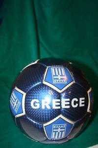 GREECE BLUE COUNTRY FLAG SOCCER BALL SIZE 5 FOOTBALL  