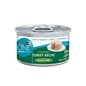 Purina ONE Smartblend Classic Turkey Recipe Premium Pate Canned Cat 