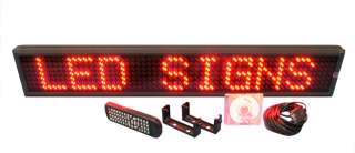 New One Line Semioutdoor Ultra Bright Red LED Programmable Scrolling 