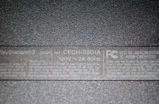 SONY PLAYSTATION 3 CECH 2501A SLIM 160GB CHARCOAL BLACK CONSOLE 