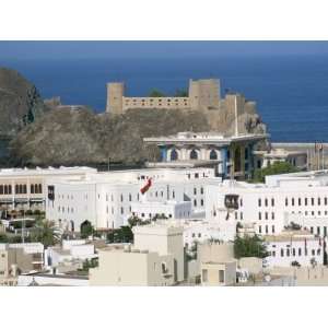 Old Quarters and Jalali Fort, Muscat, Sultanate of Oman, Middle East 
