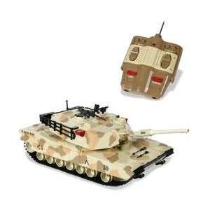  Radio Control 9.6V 17 M1A1 Abrams Tank   49 MHz: Toys 