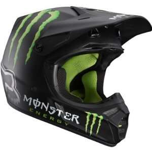  Fox Racing V3 RC Monster Matte Black Helmet (S 