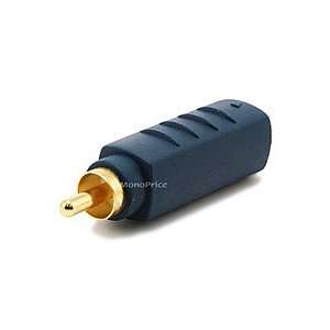  Brand New S Video (VHS) Female to RCA Male Adapter   Gold 