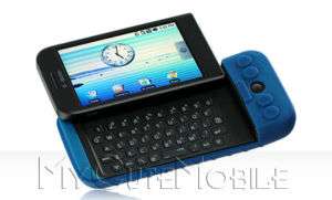 Mobile HTC G1 GPhone Case   Blue Silicon Skin Pouch  