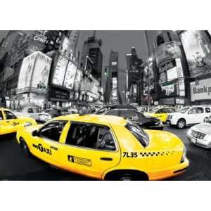 Rush Hour   Times Square Travel Giant Poster Print, 55x39