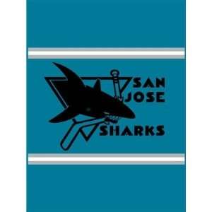  NHL Hockey San Jose Sharks 60X80 Classic Blanket/Throw 