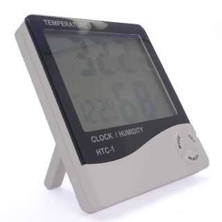New Temp & Humidity Monitor Meter with Alarm Clock  
