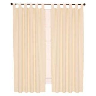Ellis Curtain Crosby Thermal Insulated 80 by 63 Inch Tab Top Foamback 